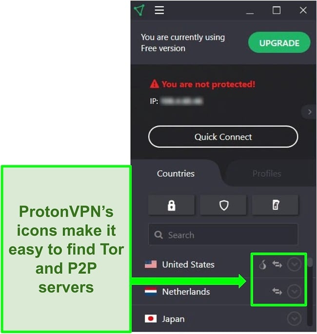 protonvpn servers