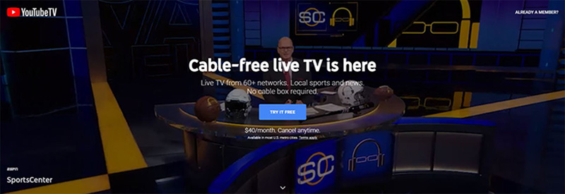 can you get espn on youtube tv