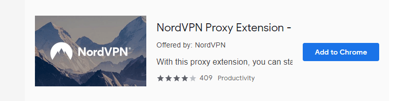nordvpn chrome extension