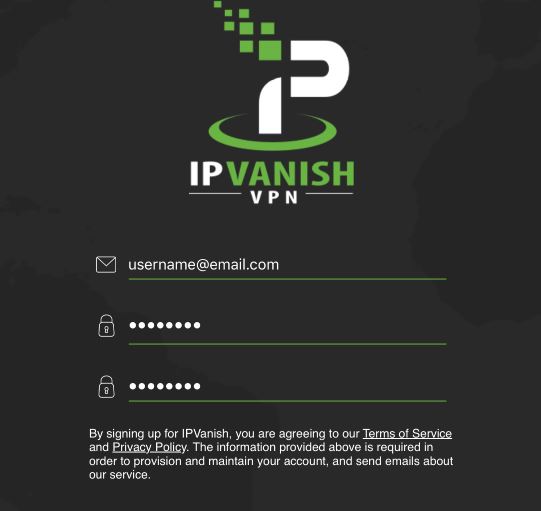 How To Sign Up For The IPVanish Free Trial iOS 