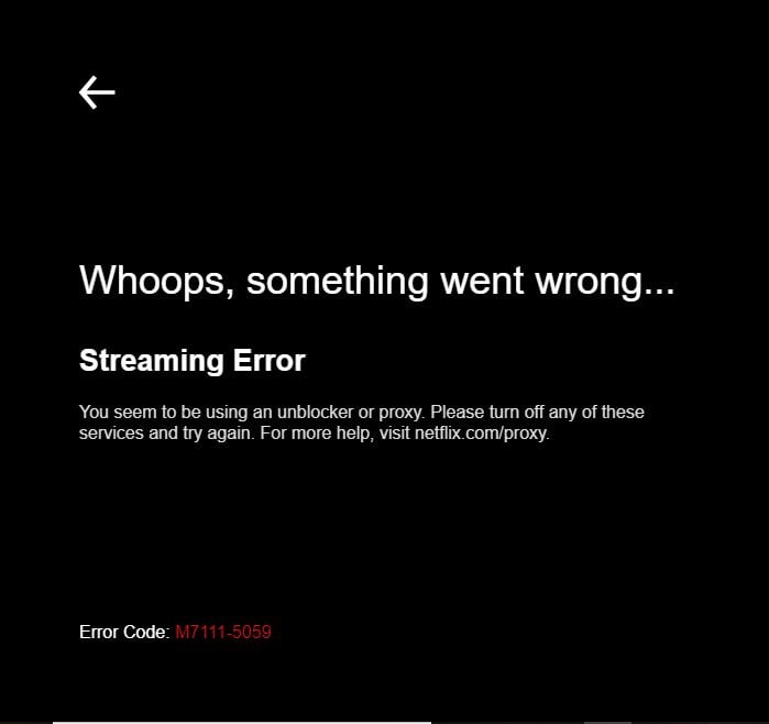 protonvpn netflix not working