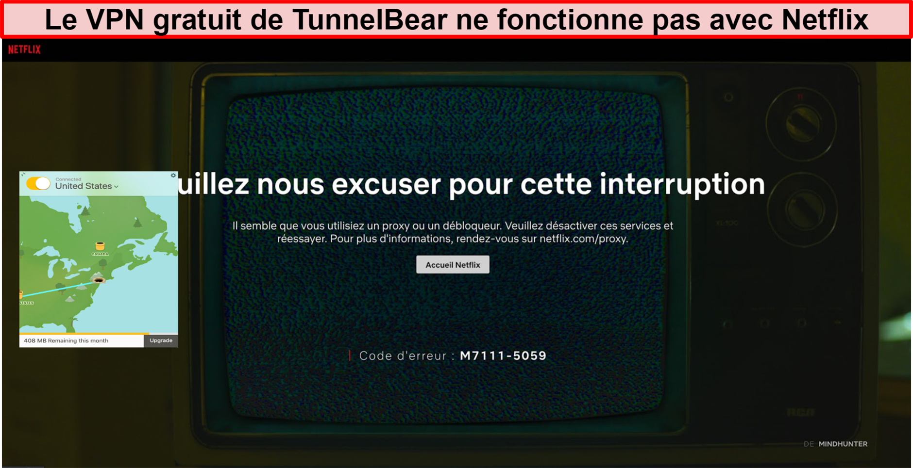 M7111-5059 Erreur proxy de Netflix : comment la contourner (mise à jour