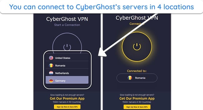 CyberGhost’s browser extensions are a convenient way to access location-restricted content