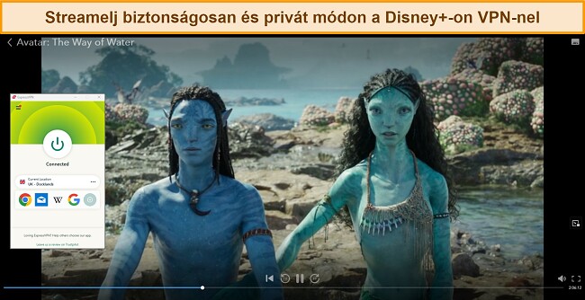 Útmutató a Disney Plusz streamingjéhez VPN segítségével - nézze meg Az Avatar-t a Disney Pluszon az ExpressVPN UK szerverén