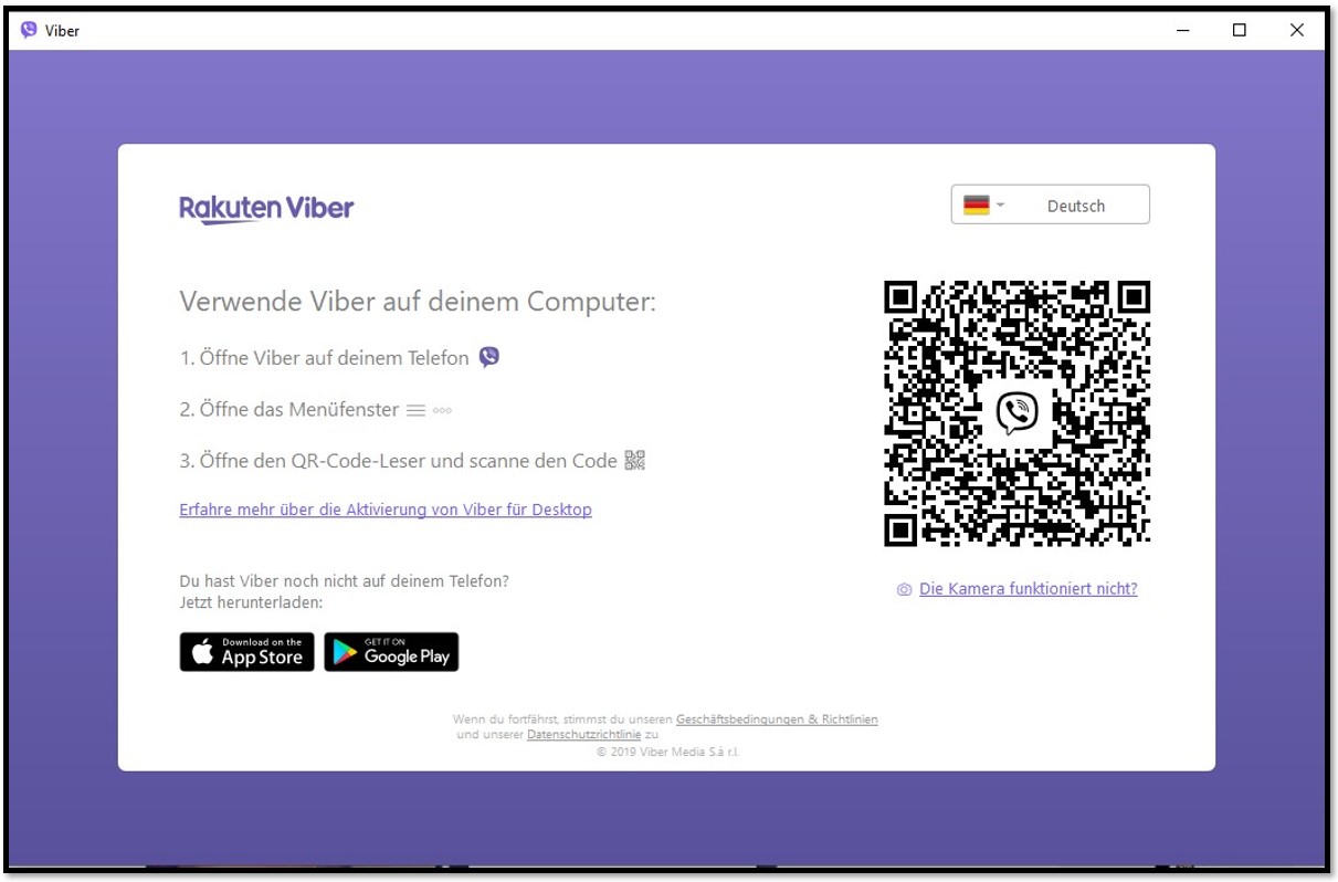 Как открыть qr сканер в viber