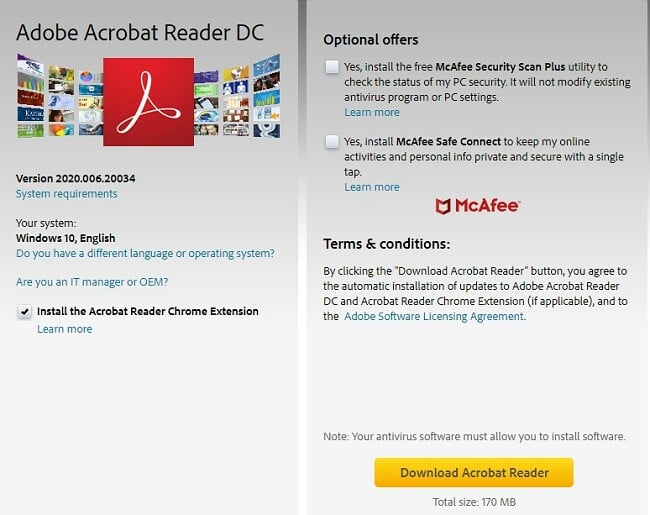 Adobe Acrobat Reader DC 2023.003.20269 download the last version for android