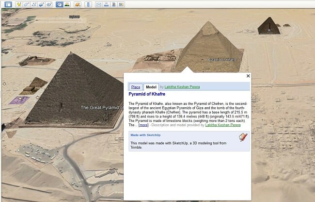 Pyrmaid Of Giza On Google Earth 1 Autoresized41reY 
