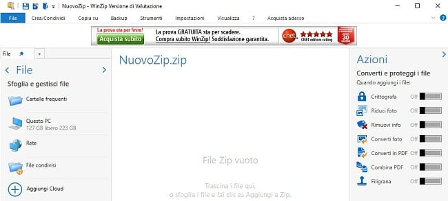 download winzip italiano gratis completo