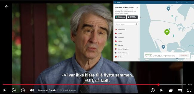 NordVPN samarbeider med Netflix USA 