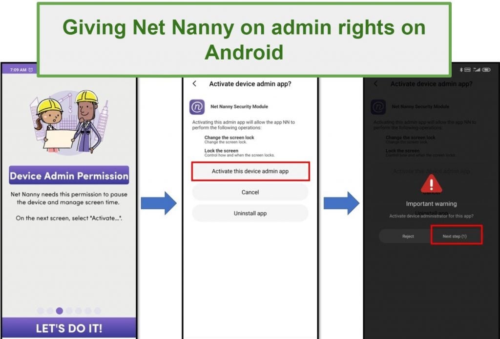 removing net nanny