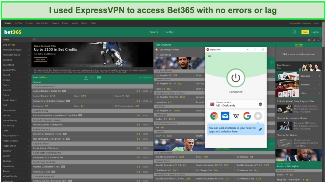 How To Access Bet365 Abroad Us Etc With A Vpn In 21