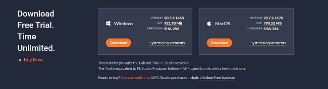 fl studio free demo windows