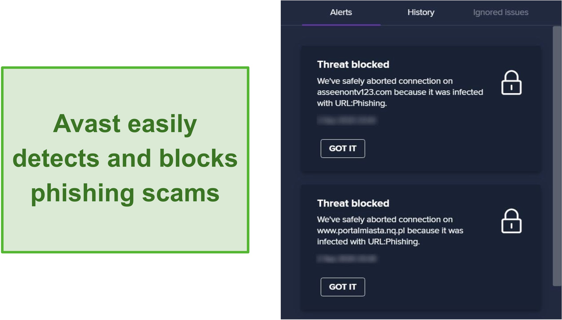 drive genius infection blocked by avast