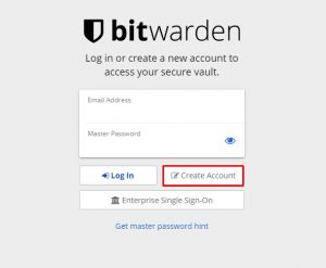 bitwarden free account