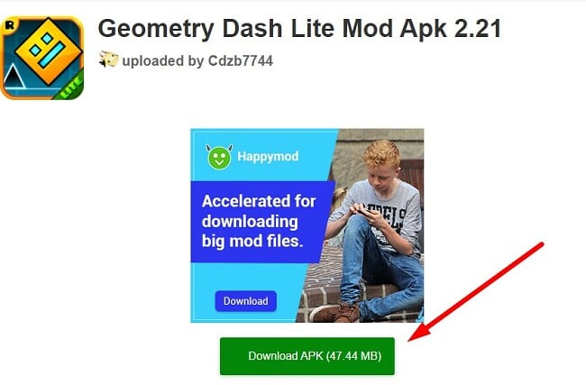geometry dash 2.0 free download ios
