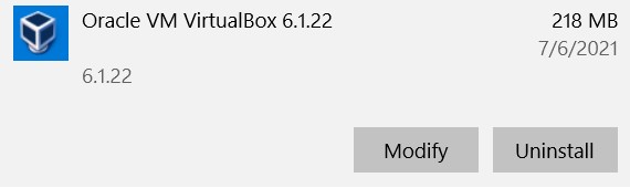 completely uninstall virtualbox windows