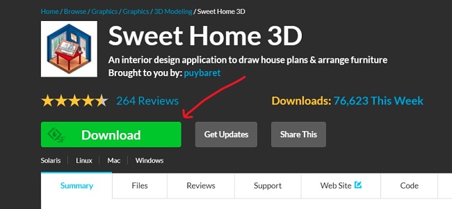download the new version for android Sweet Home 3D 7.2
