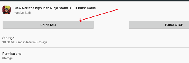 Naruto Shippuden 3 Ninja Storm 3 Full Burst uninstall