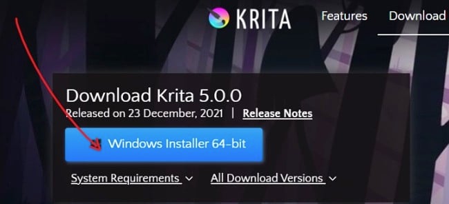 Krita download screenshot