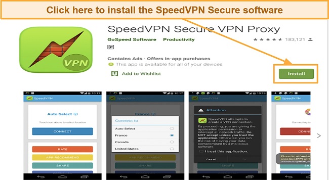About: TENVPN - Fastest VPN Proxy app (Google Play version)