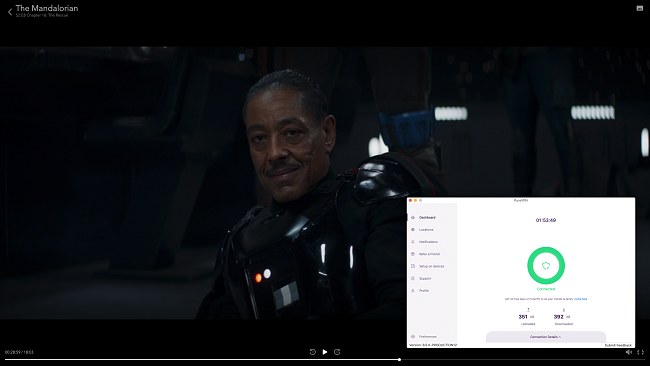 PureVPN work witth Disney Plus The Mandalorian