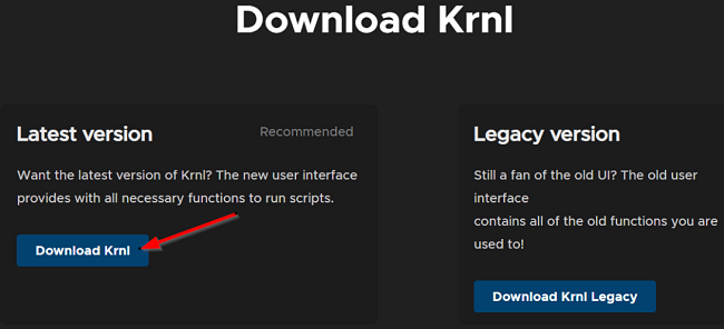 krnl download executor