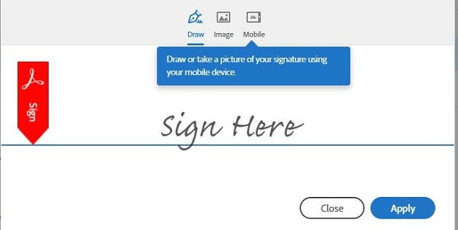 Create a digital signature