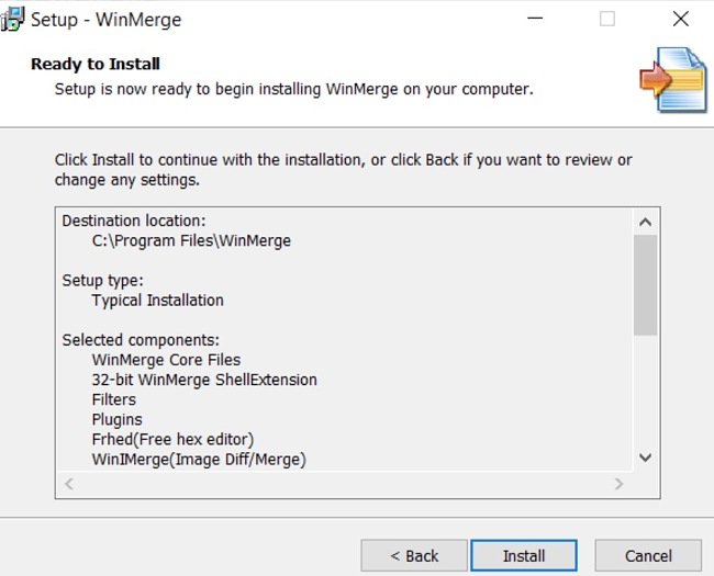 download the new version for android WinMerge 2.16.34