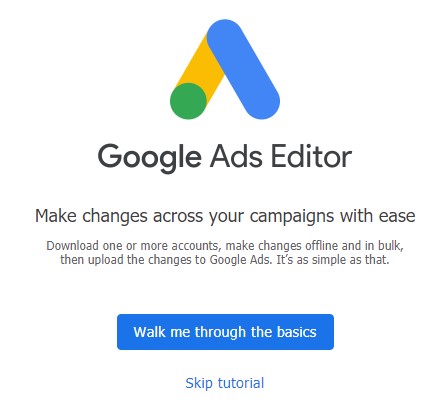 google ads editor download