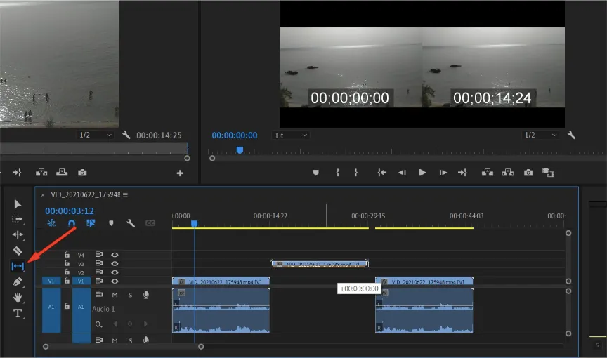 Interfejs Premiere Pro