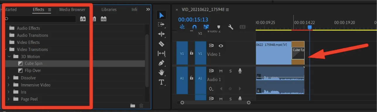 Transizioni per Premiere Pro