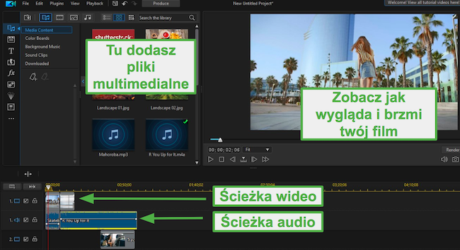 Edycja wideo PowerDirector