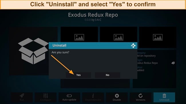 Exodus request to remove screenshot