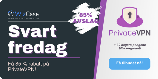 PrivateVPN Svart fredag-kupong 2023