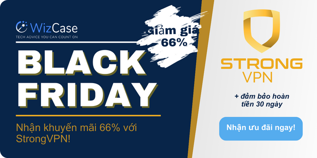 Phiếu giảm giá StrongVPN Black Friday 2023