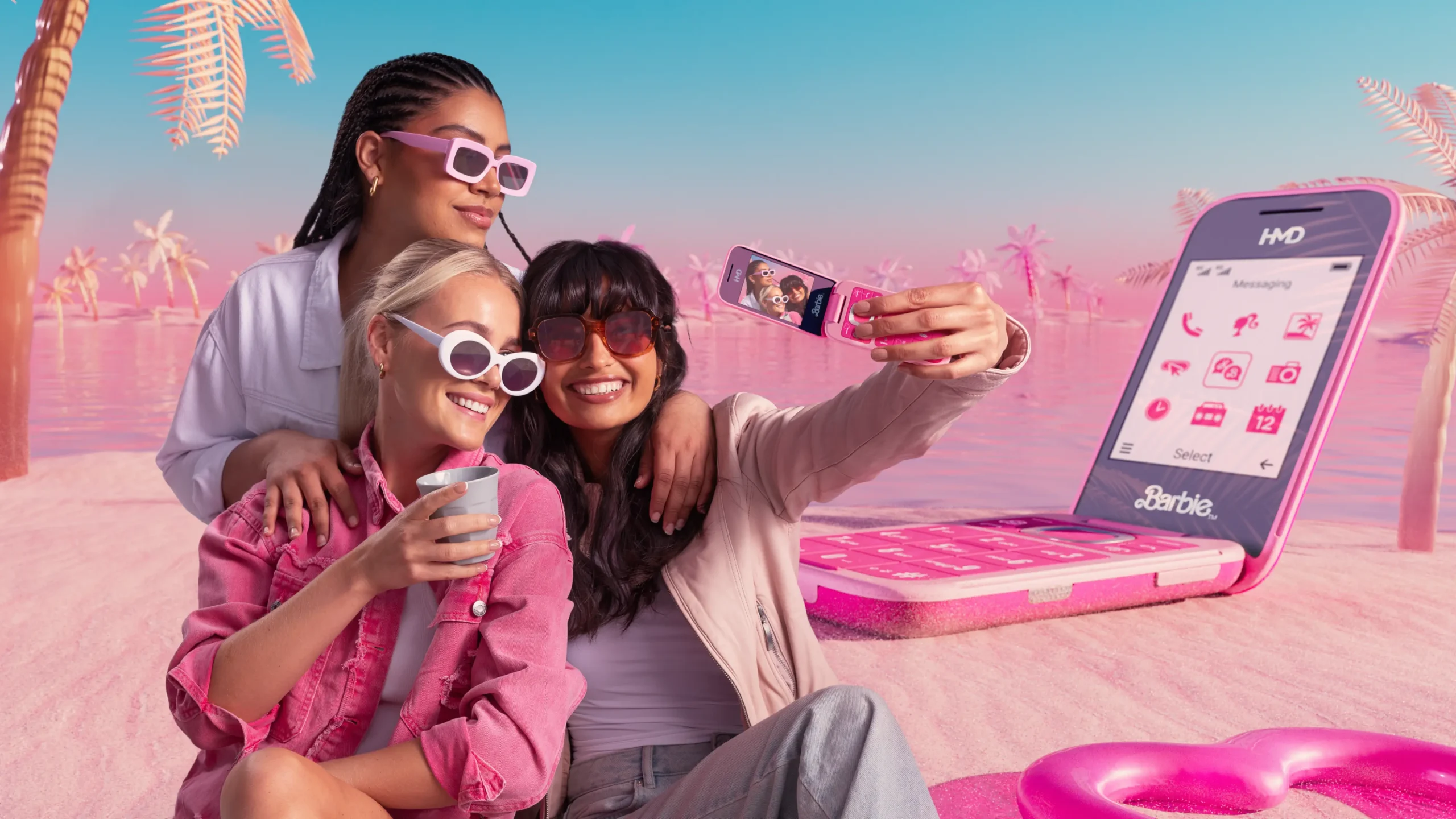 HMD and Mattel Launch New Barbie Flip Phone to Combat Phone Addiction