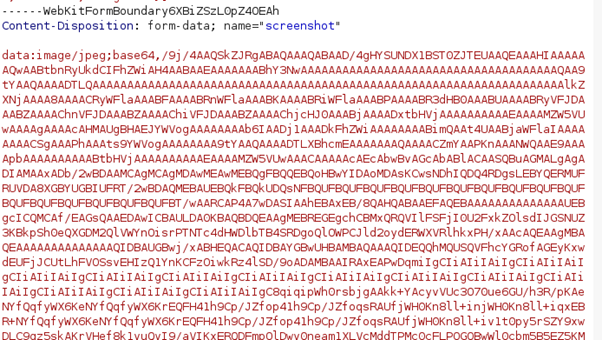 The data sent via one of the example commands on HyperWrite’s website