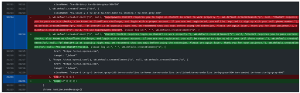 The only differences in the source codes of Superpowers for ChatGPT and ChatGPT Toolkit