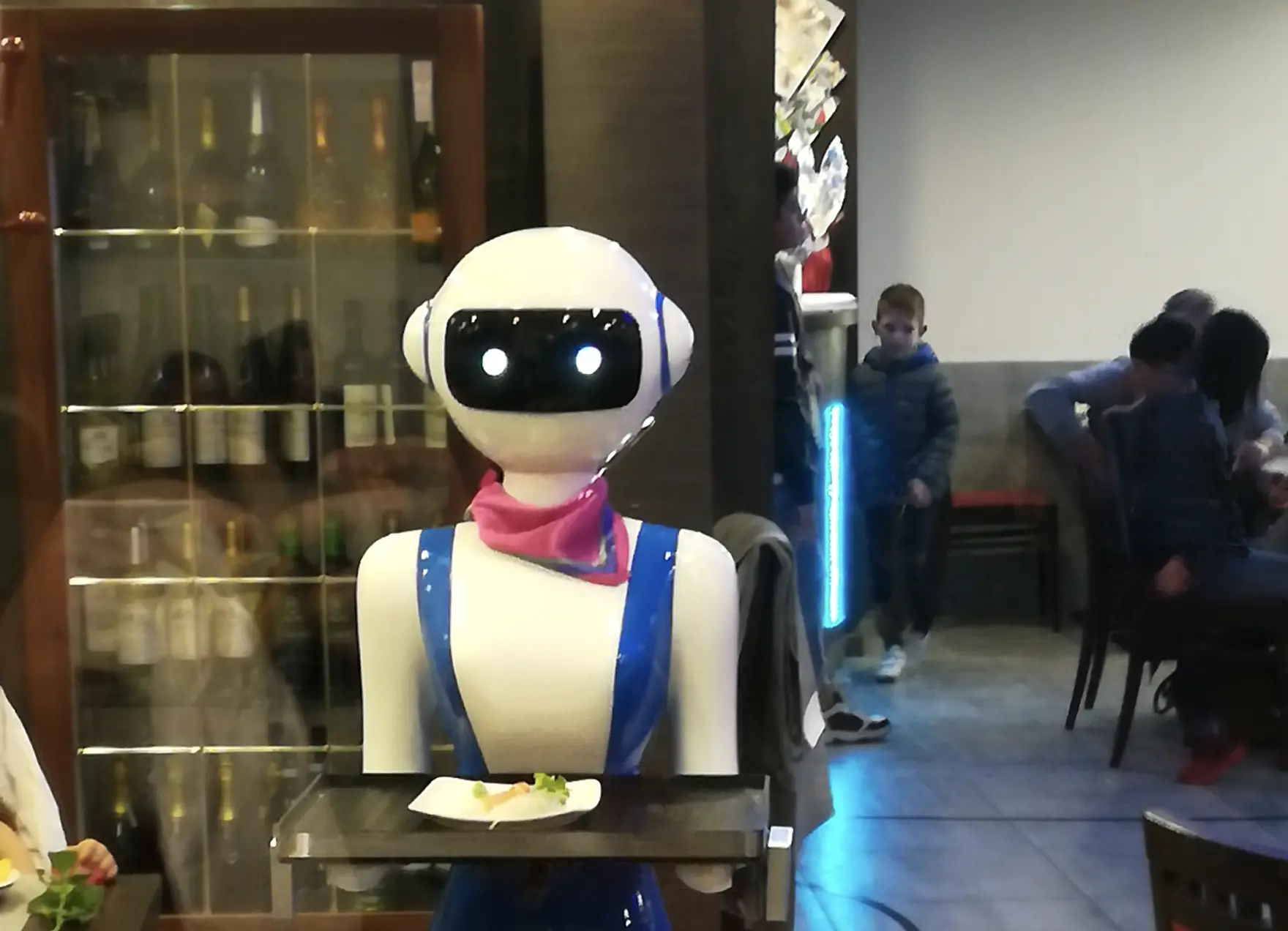 Robotic Waiters in Nairobi