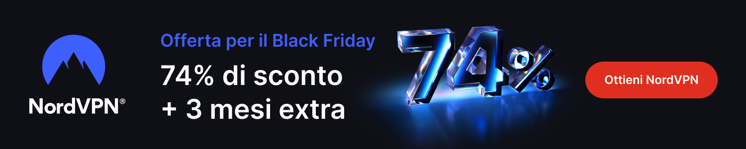 Banner coupon NordVPN Black Friday 2024