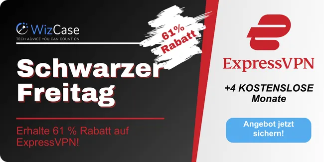 ExpressVPN Black Friday 2024 Gutschein-Banner