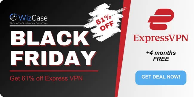 ExpressVPN Black Friday 2024 coupon banner