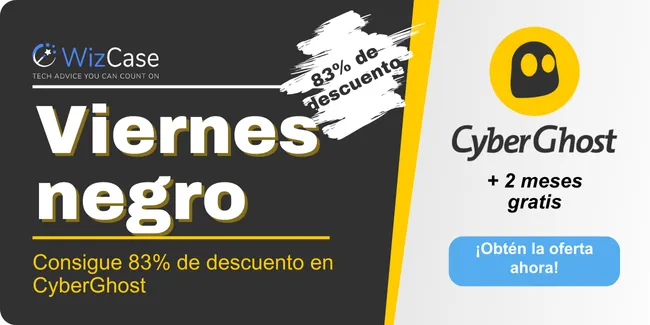 Cupón de CyberGhost para el Viernes Negro 2023