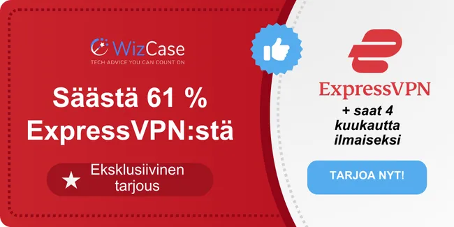 ExpressVPN 2024 -pääkupongibanneri