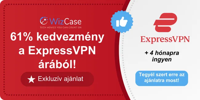 ExpressVPN 2024 fő kupon szalaghirdetés