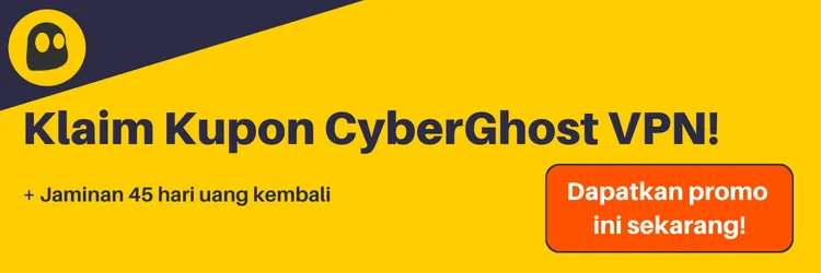 Kupon CyberGhost yang valid