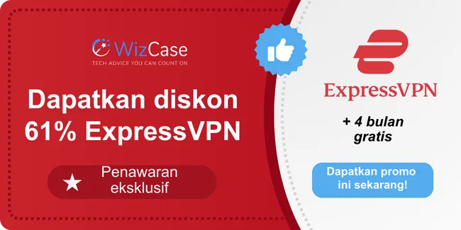 Spanduk kupon utama ExpressVPN 2024