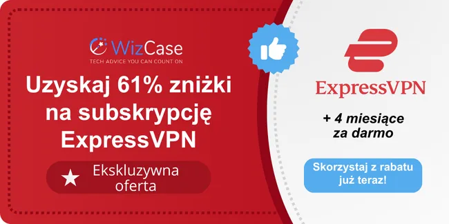 Baner kuponu głównego ExpressVPN 2024