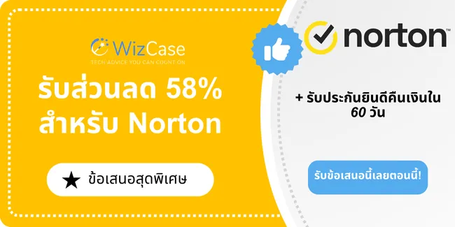 แบนเนอร์คูปองหลักของ Norton 2024