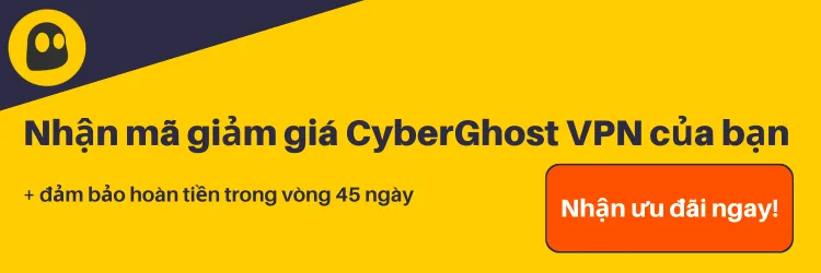 Phiếu thưởng CyberGhost hợp lệ